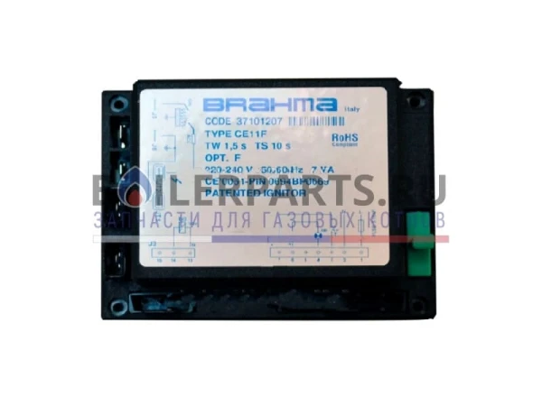 Блок управления горением Brahma CE11F (артикул 37101207) для газовых горелок, 220-240В