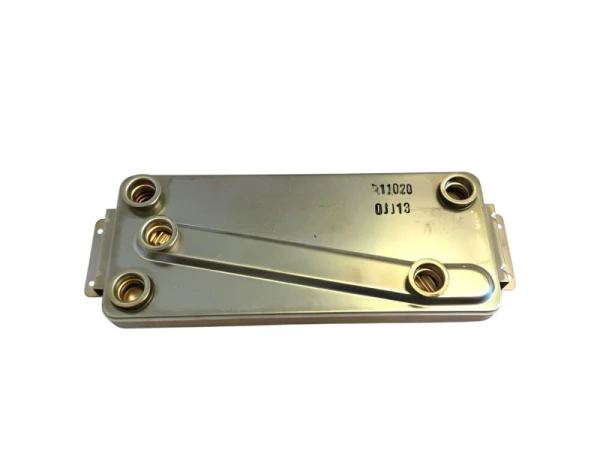 Теплообменник вторичный пластинчатый ГВС для котлов Rinnai 166 SMF/DMF, артикул 440016872