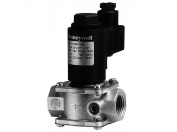 Электромагнитный газовый клапан Honeywell VE415AA1008, 1/2", 220В, 360 мбар