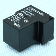 NT90-N-C-S-DC12V-C-B-0.6, Сигнальное реле 40А одна контактная группа на переключение катушка 12В 0.6Вт