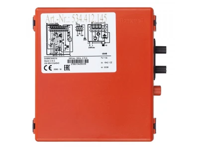 Блок управления Honeywell S4965CM3076U для газовых и комбинированных горелок, с функцией розжига и контроля пламени