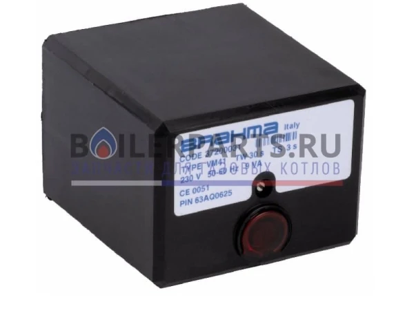 Блок управления горением Brahma VM41 (37200031) для газовых наддувных горелок, 230В, 9ВА