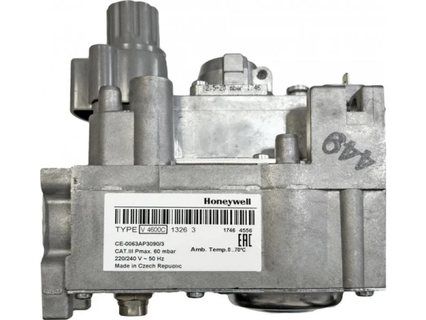 Газовый клапан Honeywell V4600C1326, серворегулируемый, 60 мбар, 220/240В