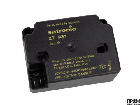 Трансформатор поджига Satronic / Honeywell ZT 931