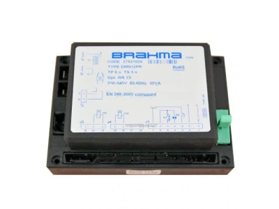 Блок управления горением Brahma DMN12PR (220-240В, газовые/жидкотопливные, прерывистый режим) Артикул: 37521005