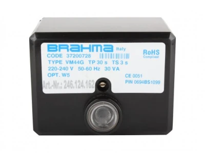 Блок управления горением Brahma VM44G (37200728) для газовых горелок, 220-240В