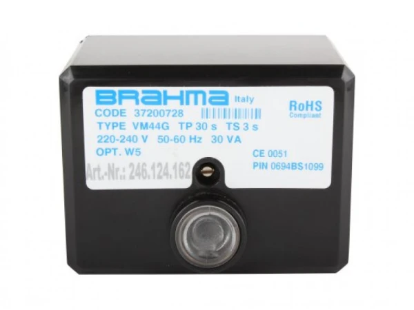 Блок управления горением Brahma VM44G (37200728) для газовых горелок, 220-240В