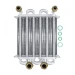 Битермический теплообменник Ferroli 90263190 для котлов Domiproject Slim F18, 18 кВт