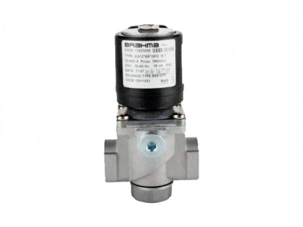 Электромагнитный клапан Brahma EG12*SR*GFD DN15, 230В, 350 мбар, 7.5 м³/ч, Rp 1/2", артикул 13923005
