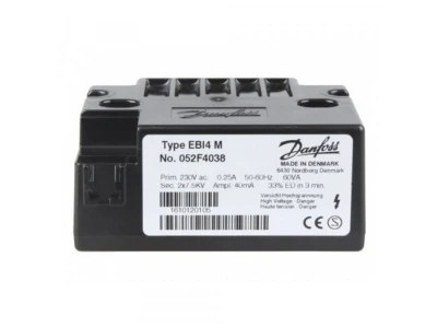 Трансформатор розжига Danfoss EBI4 M, 7.5 кВ, 40 мА, 230 В, 052F4038