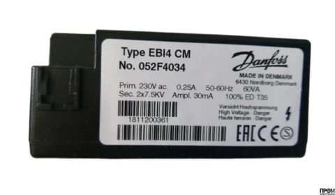 Трансформатор розжига Danfoss EBI4 CM 052F4034