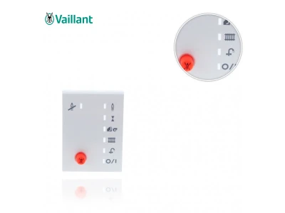 Крышка дисплея (серая) для газовых котлов Vaillant atmoMAX, turboMAX Pro (Артикул: 077978)