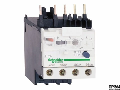 Тепловое реле перегрузки Schneider Electric LR2K 0310 (2,6 - 3,7 A)
