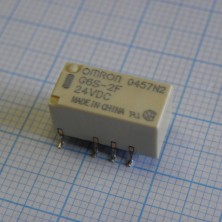 G6S-2F-24DC, Signal relay 24VDC 2A DPDT(9.4x7.5x15)mm