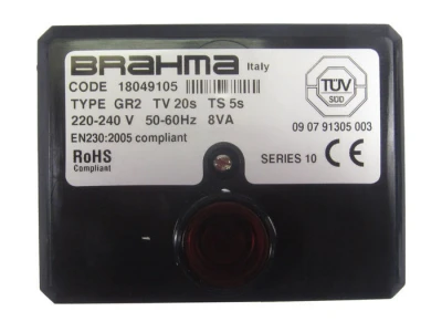 Блок управления горением Brahma GR2 TV20, артикул 0005030227, для жидкого топлива, до 30 кг/ч