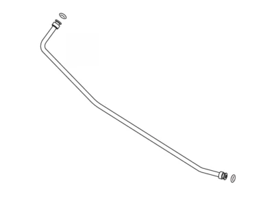 Патрубок для котлов Bosch/Buderus/Junkers ZSC 24-3MFA/ZWC 35-3MFA (Артикул: 87160108040)
