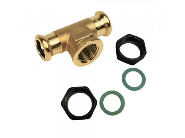Тройник для групп безопасности котлов Viessmann G 1 1/2" x 1 1/2" x 1 1/2", артикул 7237422