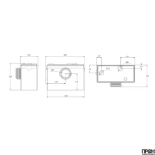 Канализационная насосная станция SANIVORT 605 M Unipump 55972