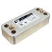 Теплообменник Zilmet 17b1901600.ZLMT, пластинчатый, 16 пластин, для котлов Ariston, Beretta, Fondital