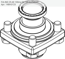 FIA-INS 25-40 100my FILTER ELEMENT