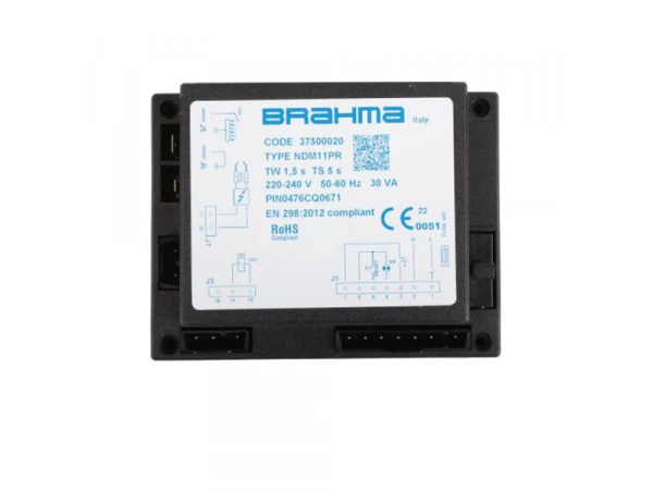 Менеджер горения Brahma NDM11PR 37500020 для автоматизации газовых и жидкотопливных горелок