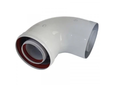 Колено коаксиальное для котла Fondital 6curvcol03