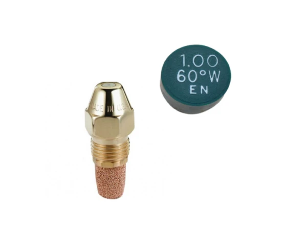 Форсунка Delavan 1.00 GPH, 60W, угол распыления 60°, полусплошной рисунок распыления (W), для дизельного топлива