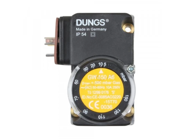 Реле давления Dungs GW 150 A6 (5-150 мбар) для котлов Cuenod, Baltur, Riello, артикул 65311597