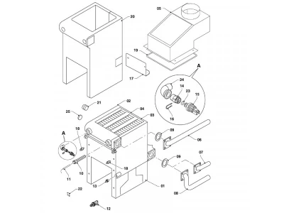 Изоляция теплообменника котлов Protherm 0020049361 (Арт. 21443)