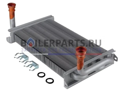 Первичный теплообменник для котлов Ariston Uno MI (дымоходная версия), артикул 992189