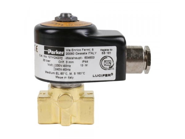 Электромагнитный клапан Parker 121K2423 IP44 для котлов Weishaupt, артикул 604603