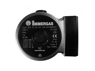 Циркуляционный насос Grundfos UPS 15-50 для котлов Immergas Eolo Star 23 кВт, артикул 1.020573