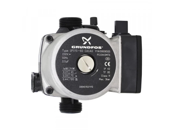 Насос циркуляционный Grundfos UPS 15-50 для котлов Ariston Genus 27 BFFI Plus (артикул: 997006)
