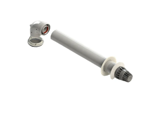 Труба коаксиального дымохода Viessmann 7147024, L=1000 мм, D=80 мм, полипропилен