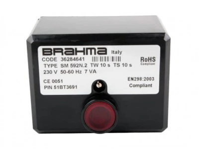 Топочный автомат Brahma SM 592N.2 (36284641) для газовых горелок, 230В