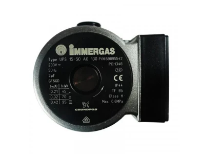 Циркуляционный насос Grundfos UPS 15-50 для котлов Immergas (Star, Mini) - Артикул 1.015561