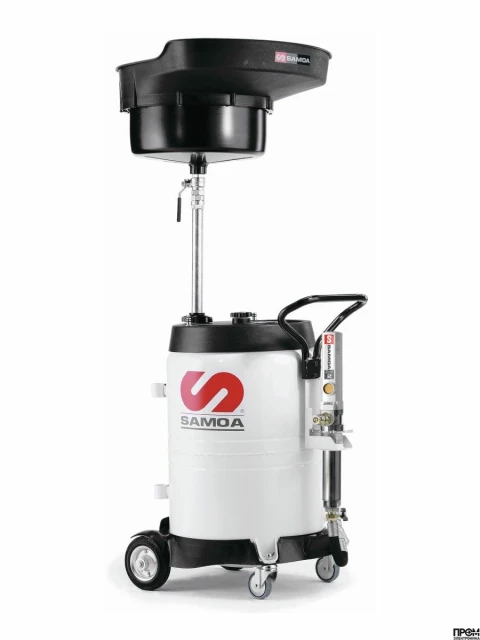 Мобильный приемник отработанного масла 100 л с насосом 372200 Samoa