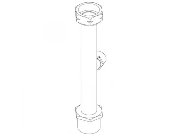 Труба обратной линии для котлов Bosch/Buderus/Junkers Tronic 3000/3500, артикул 8738104742