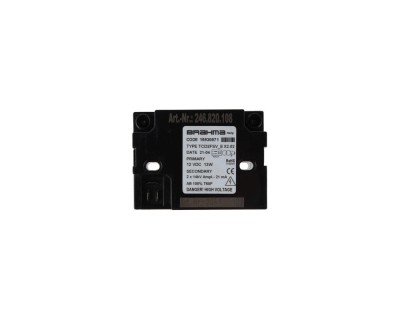 Трансформатор розжига Brahma TCD2FSV 15930071 (12В, 14кВ, 2 выхода)