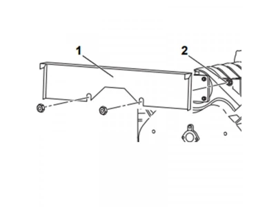 Панель передняя верхняя для котлов Bosch/Buderus, артикул 05614634