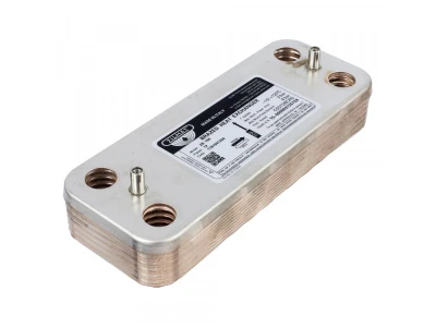 Пластинчатый теплообменник Zilmet 12 пластин для котлов Viessmann, артикул 7856845