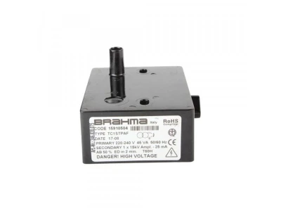 Трансформатор розжига Brahma TC1STPAF 15910504, 15 кВ, 220-240 В, 45 ВА, IP 00