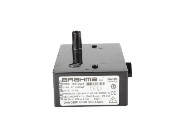 Трансформатор розжига Brahma TC1STPAF 15910504, 15 кВ, 220-240 В, 45 ВА, IP 00