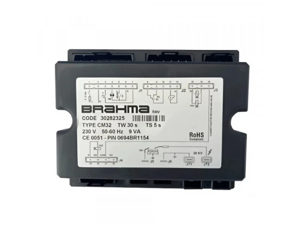 Блок управления горением Brahma CM32 (30282325) для котлов и печей, 230В