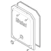 Крышка камеры разряжения для котлов Vaillant 32-36 кВт, арт. 0020068135