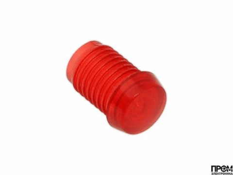 Пластмассовая насадка для лампочки Baltur, Ø6 мм, красная