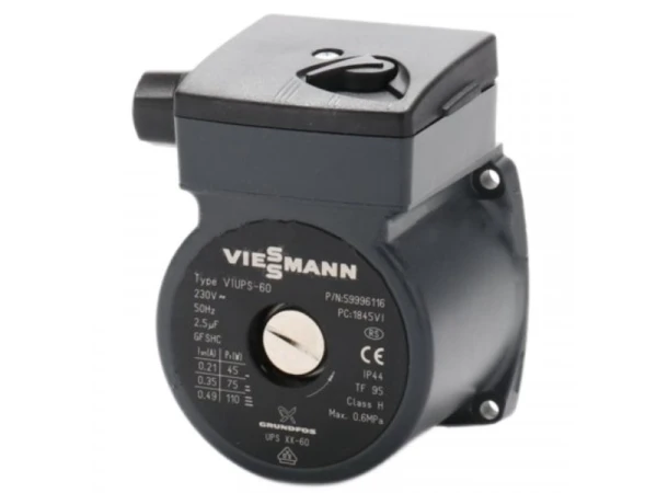 Циркуляционный насос Grundfos UPS 60 для котлов Viessmann (артикул 7818042)