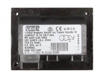 Трансформатор розжига Fida Compact 8/20 CM P plus (230В, 20мА, 2х4кВ) для котлов Lamborghini, артикул 04036120