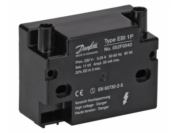 Трансформатор розжига Danfoss EBI1P052F0040 (90 Вт, 11 кВ) для газовых горелок
