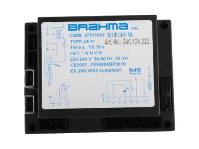 Менеджер горения Brahma DE11 (артикул 37511002) для газовых горелок, 220В